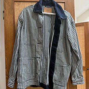 Gap x DÔEN gingham barn jacket